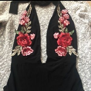 Black Rose Bodysuit